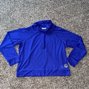 BNWOT - ROYAL BLUE DKNY SPORT MESH TOP